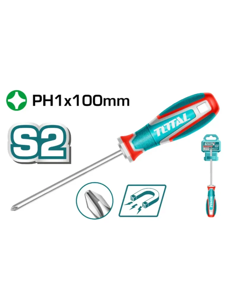 DESTORNILLADOR ESTRELLA DE 3/16" X 4" TSDPH1100 TOTAL TOOLS