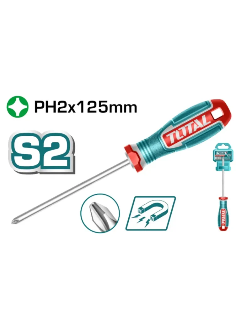 DESTORNILLADOR ESTRELLA DE 1/4" X 4" TSDPH2125 TOTAL TOOLS