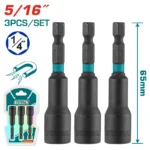 JUEGO COPAS MAGNÉTICAS PARA TORNILLO 5/16" UTAC270831 TOTAL