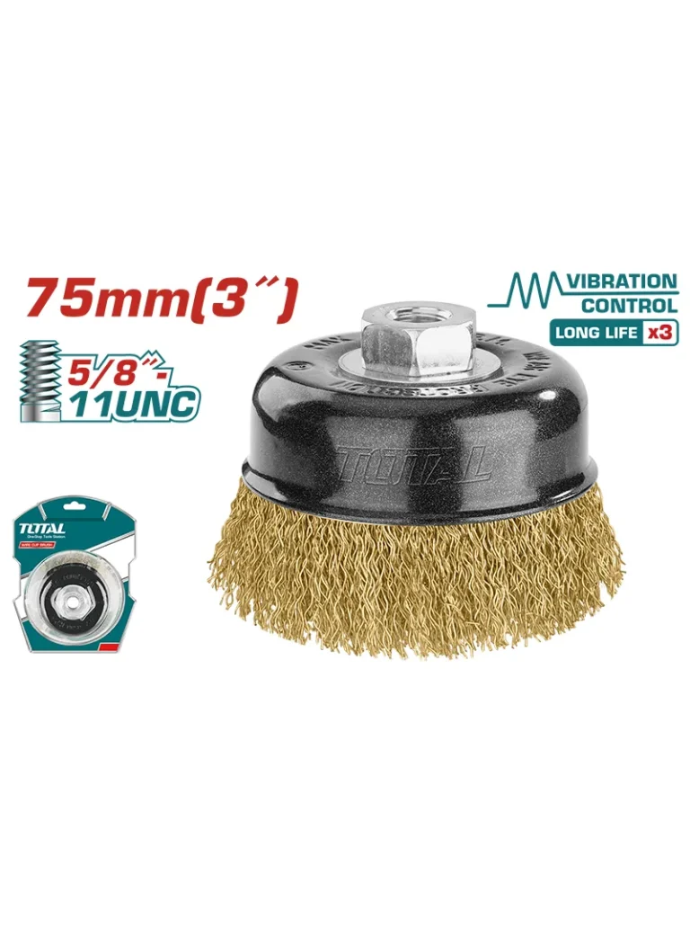 GRATA COPA MECHA LIZA 3" X 5/8" UTAC31035 TOTAL TOOLS