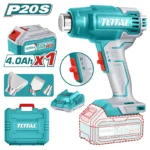 PISTOLA DE CALOR INALÁMBRICA CON 1 PILA 4 AH + CARGADOR UTBLI20025 TOTAL TOOLS