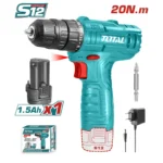 TALADRO INALÁMBRICO DE 12V 3/8" CON 1 PILA UTDLI12415 TOTAL TOOLS