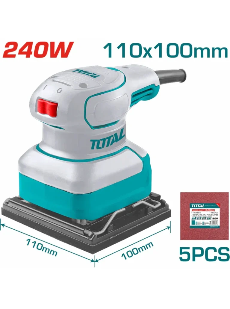 LIJADORA DE PALMA INDUSTRIAL 240W UTF2241108 TOTAL TOOLS