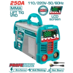 EQUIPO INVERSOR DE SOLDADURA 110/220V 250AH UTW225069 TOTAL TOOLS