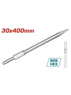 CINCEL PUNTA AGUDA HEXAGONAL 30 X 410mm TAC15333011 TOTAL TOOLS