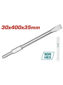 CINCEL PUNTA PALA HEXAGONAL 30 X 410mm TAC15333012 TOTAL TOOLS