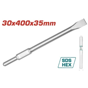 CINCEL PUNTA PALA HEXAGONAL 30 X 410mm TAC15333012 TOTAL TOOLS