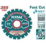 DISCO DIAMANTADO SEGMENTO CONCRETO Y ASFALTO 14" TAC2113551 TOTAL TOOLS