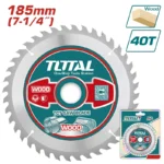 SIERRA CIRCULAR TUNGSTENO 7.1/4" X 40 DIENTES PARA MADERA TAC231415 TOTAL TOOLS