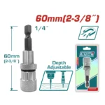 PUNTA EXTENSION PORTA PUNTAS CON TOPE 2.3/8" TAC464601 TOTAL TOOLS