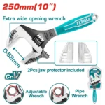 LLAVE EXPANSIVA 2 EN 1 10" THT10210G TOTAL TOOLS