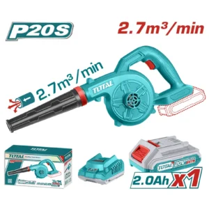 SOPLADOR INALÁMBRICO 20V 1 PILA + CARGADOR UTABLI200281 TOTAL TOOLS