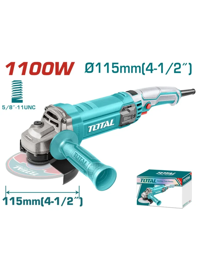 PULIDORA MINI INDUSTRIAL COLA RATON 1100W 4.1/2" UTG110125563 TOTAL TOOLS