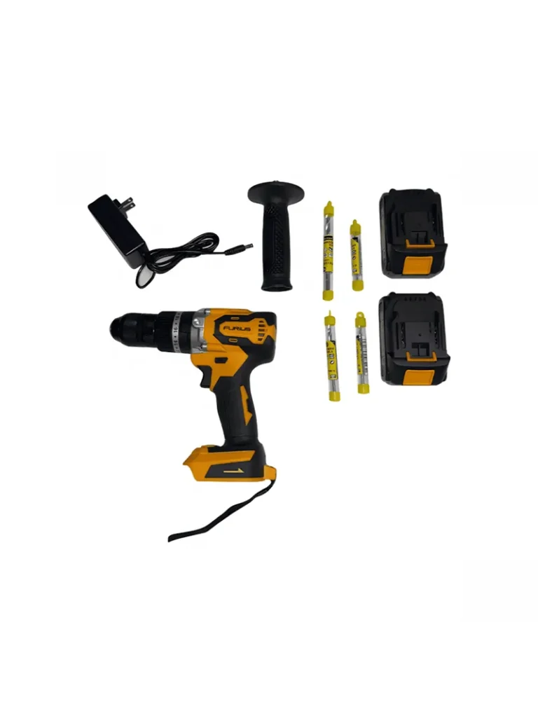 TALADRO INALÁMBRICO PERCUTOR 21V BRUSHLESS 1/2" 2 PILA FID21B FURIUS