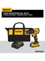 TALADRO INALÁMBRICO 1/2" PERCUTOR 20V 1 PILA DCD7781D1-B3 DEWALT