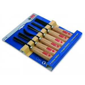 JUEGO DE 6 FORMONES PARA TALLA DE MADERA 770 URKO