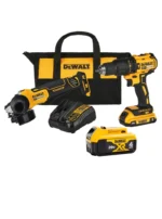 TALADRO DCD7781D1-B3A 1/2" PERCUTOR 1 BATERÍA + PULIDORA DCG413B + BATERÍA DCB204 DEWALT
