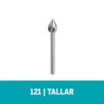 Fresa De Tallado Dremel de Punta Llama de Fuego de 6,4mm (121)