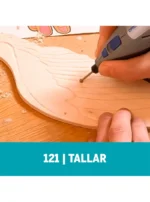 Fresa De Tallado Dremel de Punta Llama de Fuego de 6,4mm (121)