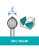 Fresa de Tallado Dremel de punta Pera de 7,9mm (144)