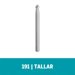 Fresa Dremel de Tallado de Punta Redonda de 3,2mm (191)