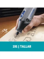 Fresa Dremel de Tallado de Punta Redonda de 3,2mm (191)