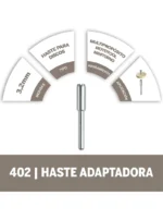 Mandril Vástago Dremel Adaptador para Discos (402)