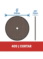 Dremel Kit con 36 Discos Para Cortar de 23,8mm (409)