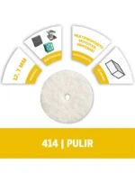 Disco de Fieltro Dremel para Pulir De 12,7mm (414)