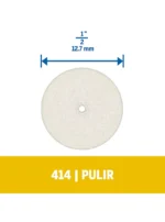 Disco de Fieltro Dremel para Pulir De 12,7mm (414)