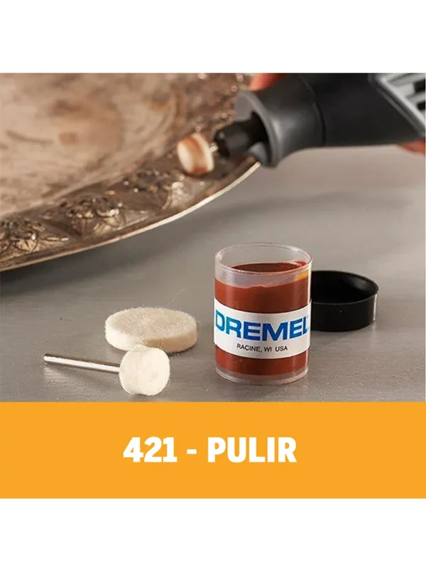 Pasta Dremel para Pulir y Limpiar Metales y Plástico (421)