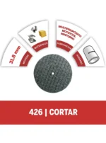 Dremel Kit con 5 Discos Reforzados Para Cortar de 31,8mm (426)