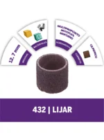 Tambor de lija Dremel 12,7mm grano medio (432)