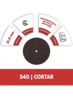 Disco de Corte Dremel de 32mm Para Metal (540)
