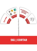 Broca de Corte Dremel Multiusos de 3,2mm (561)