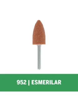 Piedra de esmerilado Dremel formato oval de 9,5mm (952)