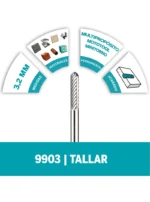 Fresa de Tallado Dremel de punta redondada de 3,2mm (9903)