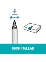 Fresa de Tallado Dremel de Punta Flecha de 3,2mm (9909)