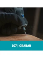 Fresa Dremel de Punta Redonda de 2,4mm para grabar (107)