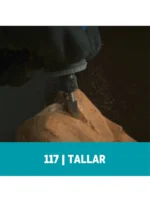 Fresa Dremel de Tallado Cilindrica de Punta Redondada de 6,4mm (117)