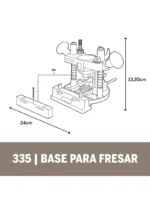 Base Fresadora - Aditamento Mototool Dremel (335)