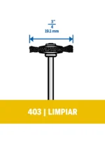 Cepillo Dremel de Cerdas de Nylon de 19,1mm (403)