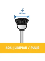 Cepillo Dremel de Cerdas de Nylon de 12,7mm (404)
