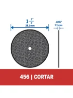 Disco Reforzado Dremel de 38,1mm para cortar metal (456)