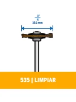 Cepillo Dremel de Latón de 19,1mm (535)