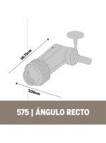 Adaptador Ángulo Recto - Aditamento para Mototool Dremel (575)
