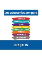 Dremel Kit con 75 Accesorios Para Mototool (707)