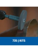 Kit Dremel con 8 accesorios para vidrio y piedra (735)