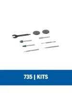 Kit Dremel con 8 accesorios para vidrio y piedra (735)