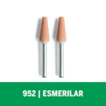 Piedra de esmerilado Dremel oval con punta delgada de 6,4mm (953)